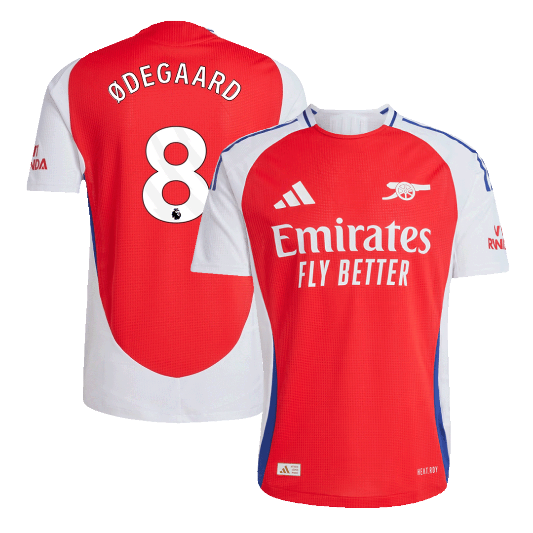 ØDEGAARD #8 Arsenal Home Soccer Jersey Player Version - Soccerdeal