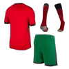 Portugal Home Soccer Jersey Kit(Jersey+Shorts+Socks) Euro 2024 - Soccerdeal