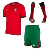 Portugal Home Soccer Jersey Kit(Jersey+Shorts+Socks) Euro 2024 - Soccerdeal