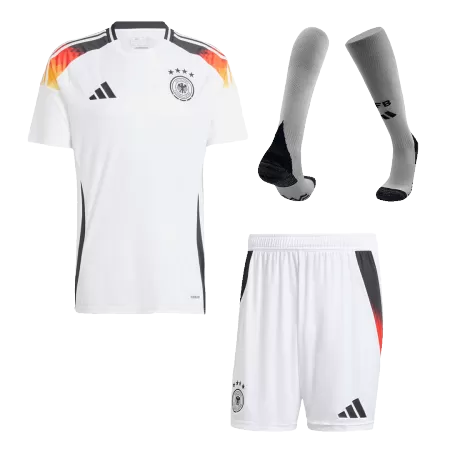 Germany Home Soccer Jersey Kit(Jersey+Shorts+Socks) Euro 2024 - Soccerdeal
