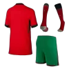 Kid's Portugal Home Soccer Jersey Kit(Jersey+Shorts+Socks) Euro 2024 - Soccerdeal