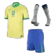 Brazil Home Soccer Jersey Kit(Jersey+Shorts+Socks) 2024 - Soccerdeal