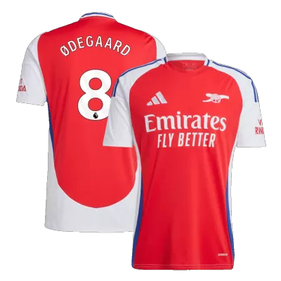 ØDEGAARD #8 Arsenal Home Soccer Jersey 2024/25 - Soccerdeal