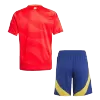 Kid's Spain Home Soccer Jersey Kit(Jersey+Shorts) Euro 2024 - Soccerdeal