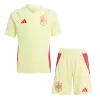 Kid's Spain Away Soccer Jersey Kit(Jersey+Shorts) Euro 2024 - Soccerdeal