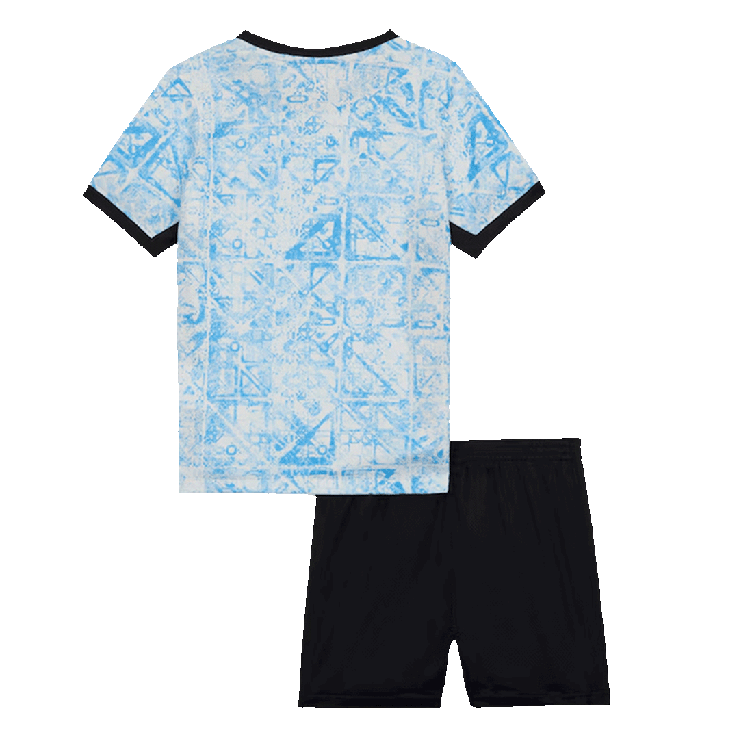 Kid's Portugal Away Soccer Jersey Kit(Jersey+Shorts) Euro - Soccerdeal