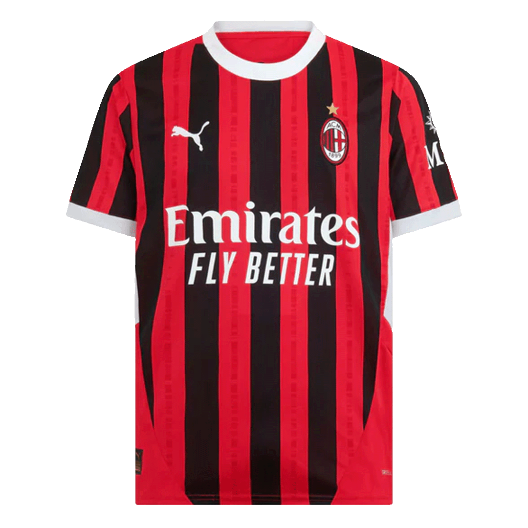 AC Milan Home Soccer Jersey - Soccerdeal