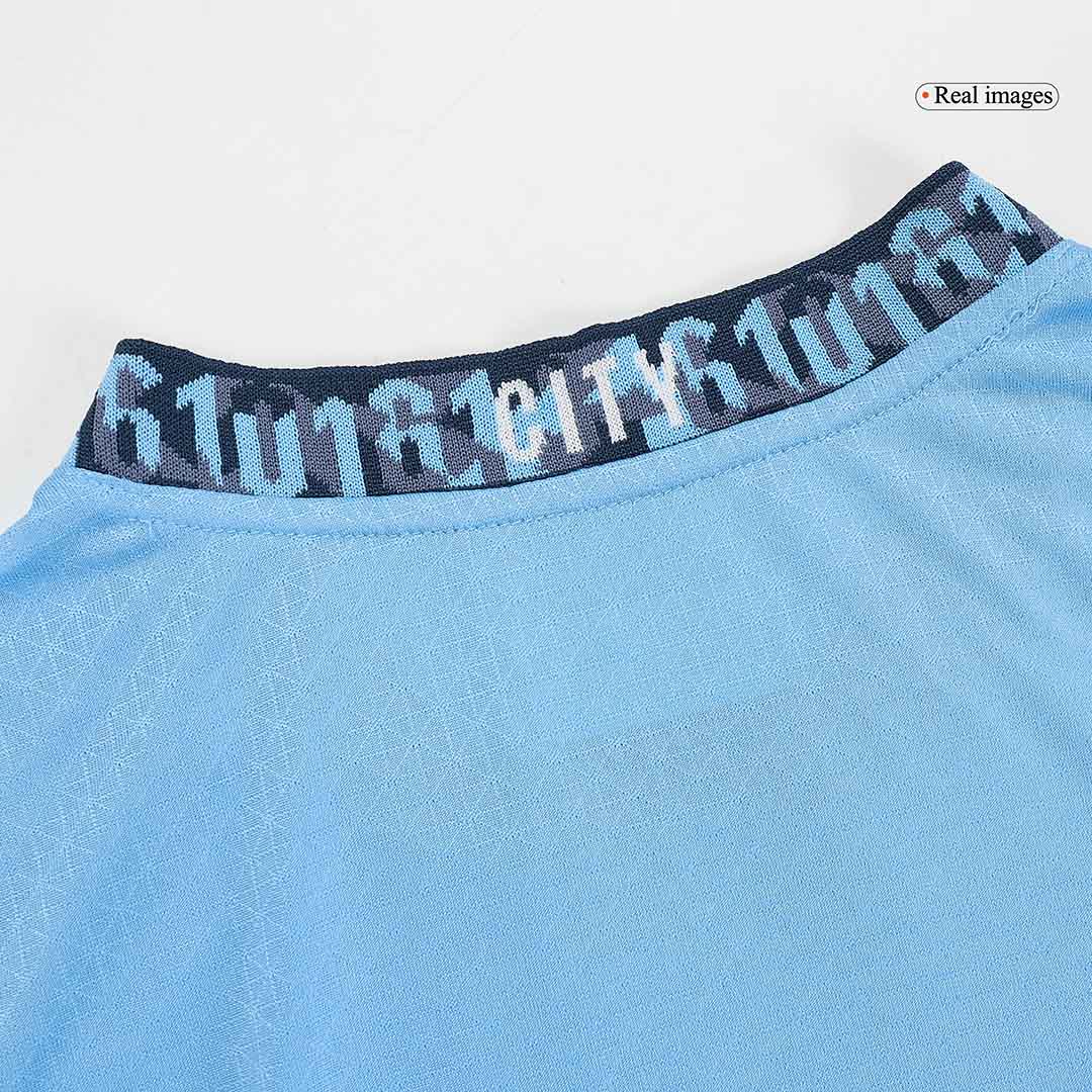 DE BRUYNE #17 Manchester City Home Soccer Jersey - UCL Player Version - Soccerdeal