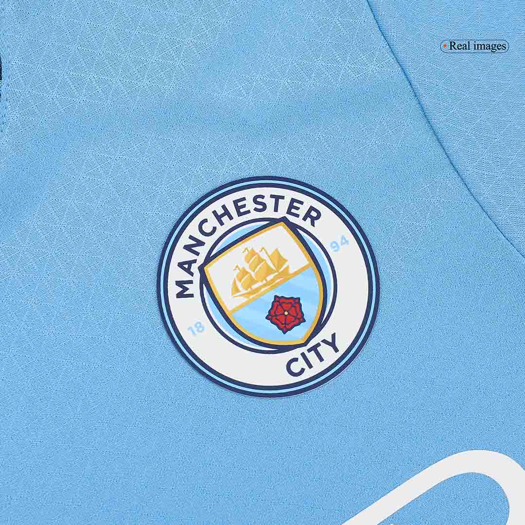 DE BRUYNE #17 Manchester City Home Soccer Jersey - UCL Player Version - Soccerdeal