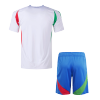 Italy Away Soccer Jersey Kit(Jersey+Shorts) Euro 2024 - Soccerdeal