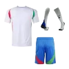 Italy Away Soccer Jersey Kit(Jersey+Shorts+Socks) Euro 2024 - Soccerdeal