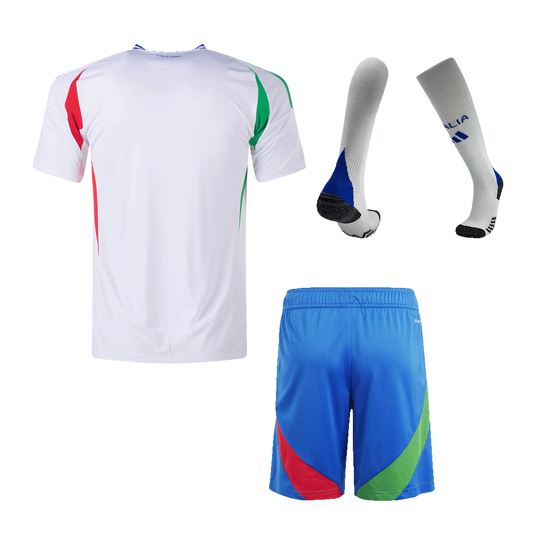 Italy Away Soccer Jersey Kit(Jersey+Shorts+Socks) Euro - Soccerdeal