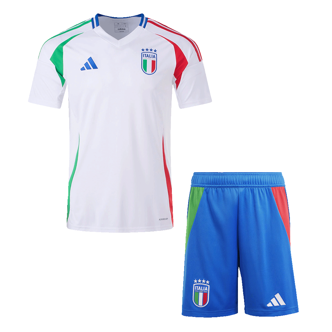 Italy Away Soccer Jersey Kit(Jersey+Shorts) Euro - Soccerdeal