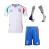 Italy Away Soccer Jersey Kit(Jersey+Shorts+Socks) Euro 2024 - Soccerdeal