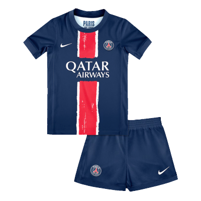 Kid's PSG Home Soccer Jersey Kit(Jersey+Shorts) 2024/25 - Soccerdeal