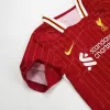 Kid's Liverpool Home Soccer Jersey Kit(Jersey+Shorts+Socks) 2024/25 - Soccerdeal