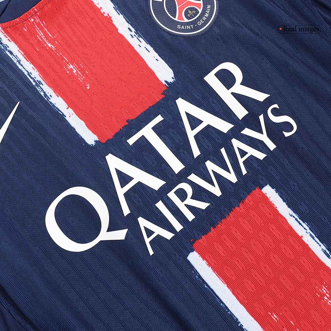 Authentic CHAMPIONS #25 PSG Home Soccer Jersey - CHAMPIONS OF EUROPE - Soccerdeal