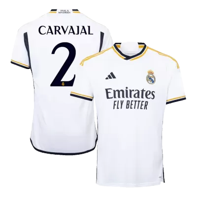 CARVAJAL #2 Real Madrid Home Soccer Jersey 2023/24 - Soccerdeal