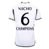 Authentic NACHO #6 CHAMPIONS Real Madrid Home Soccer Jersey 2023/24 - Soccerdeal