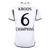 Authentic KROOS #6 CHAMPIONS Real Madrid Home Soccer Jersey 2023/24 - Soccerdeal