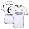 Authentic NACHO #6 CHAMPIONS Real Madrid Home Soccer Jersey 2023/24 - Soccerdeal