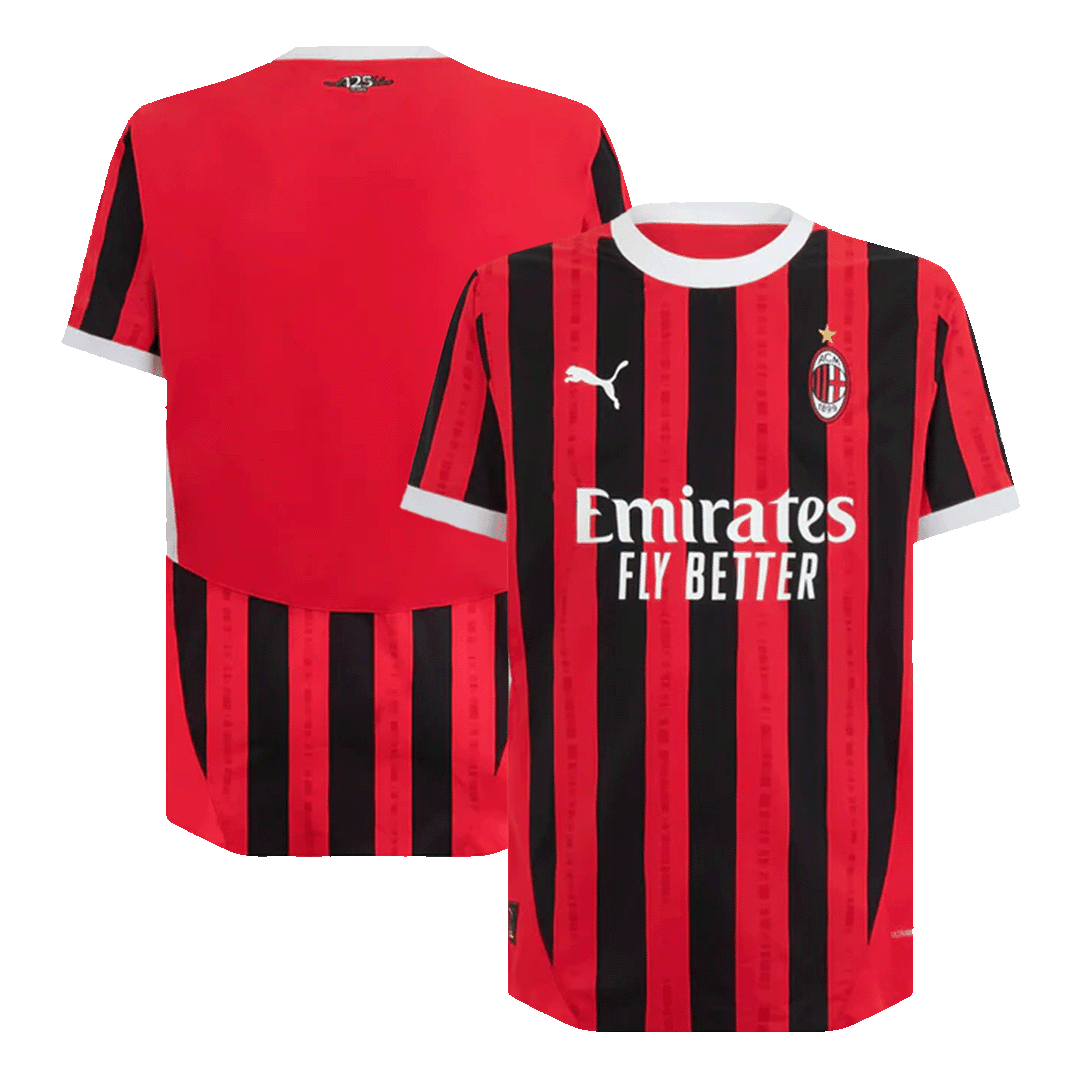 Authentic AC Milan Home Soccer Jersey - Soccerdeal