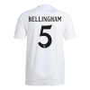 Authentic BELLINGHAM #5 Real Madrid Home Soccer Jersey 2024/25 - Soccerdeal