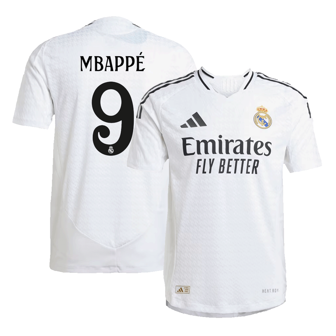 MBAPPÉ #9 Real Madrid Home Soccer Jersey Player Version - Soccerdeal