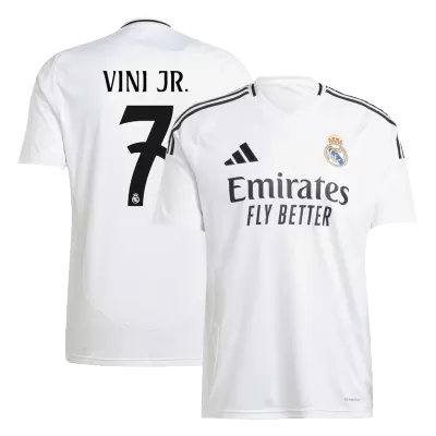 VINI JR. #7 Real Madrid Home Soccer Jersey 2024/25 - Soccerdeal