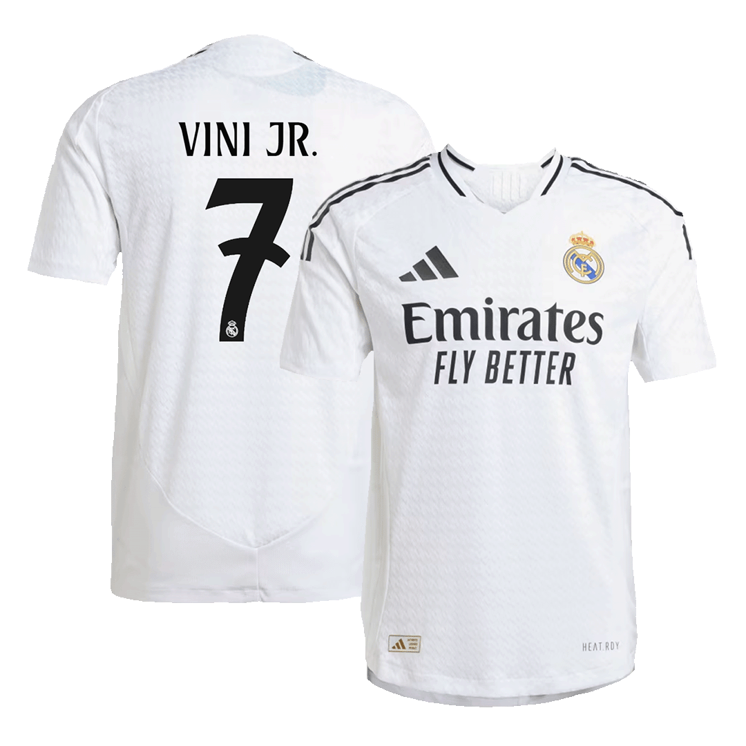 VINI JR. #7 Real Madrid Home Soccer Jersey Player Version - Soccerdeal