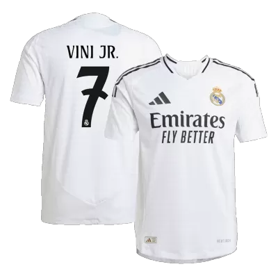 Authentic VINI JR. #7 Real Madrid Home Soccer Jersey 2024/25 - Soccerdeal