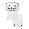 Kid's BELLINGHAM #5 Real Madrid Home Soccer Jersey Kit(Jersey+Shorts) 2024/25 - Soccerdeal