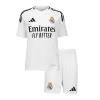 Kid's Real Madrid Home Soccer Jersey Kit(Jersey+Shorts) 2024/25 - Soccerdeal