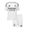 Kid's BELLINGHAM #5 Real Madrid Home Soccer Jersey Kit(Jersey+Shorts) 2024/25 - Soccerdeal