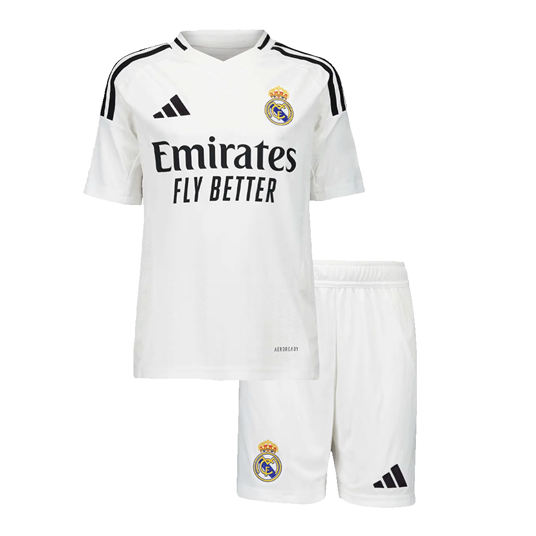 Kid's Real Madrid Home Soccer Jersey Kit(Jersey+Shorts) - Soccerdeal