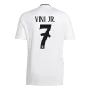 VINI JR. #7 Real Madrid Home Soccer Jersey 2024/25 - Soccerdeal