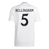 BELLINGHAM #5 Real Madrid Home Soccer Jersey 2024/25 - Soccerdeal