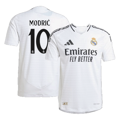 Authentic MODRIĆ #10 Real Madrid Home Soccer Jersey 2024/25 - Soccerdeal