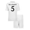Kid's BELLINGHAM #5 Real Madrid Home Soccer Jersey Kit(Jersey+Shorts) 2024/25 - Soccerdeal