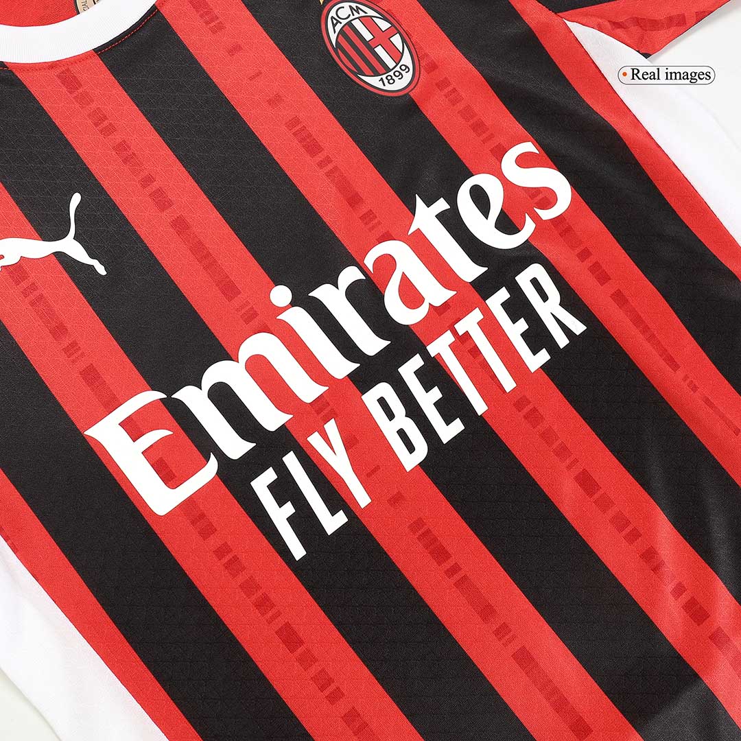 Authentic GIMENEZ #7 AC Milan Home Soccer Jersey - Soccerdeal
