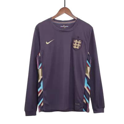 England Away Long Sleeve Soccer Jersey Euro 2024 - Soccerdeal