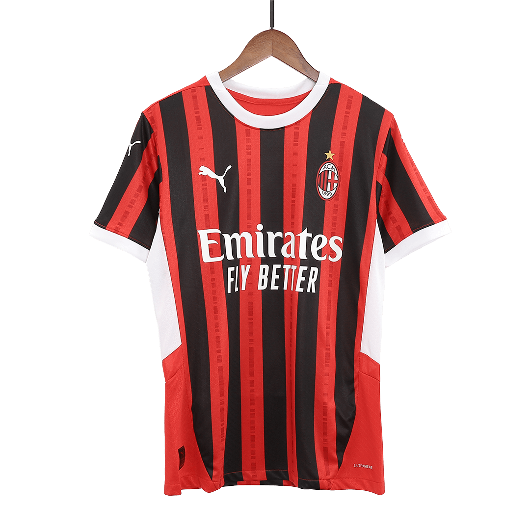 Authentic GIMENEZ #7 AC Milan Home Soccer Jersey - Soccerdeal