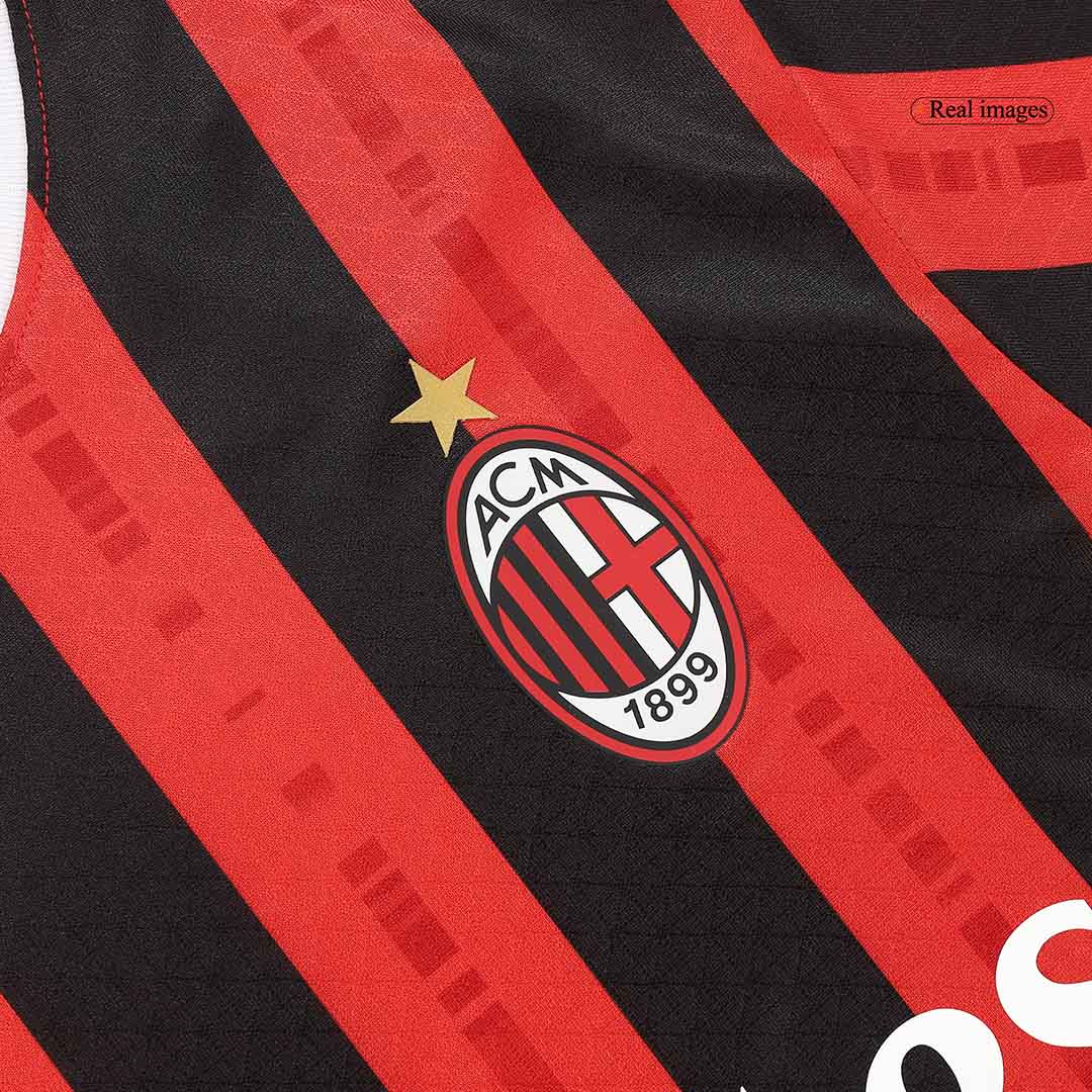 Authentic GIMENEZ #7 AC Milan Home Soccer Jersey - Soccerdeal