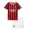 Kid's AC Milan Home Soccer Jersey Kit(Jersey+Shorts) 2024/25 - Soccerdeal