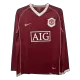 Retro 2006/07 Manchester United Home Long Sleeve Soccer Jersey - Soccerdeal