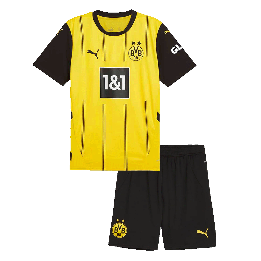 Kid's Borussia Dortmund Home Soccer Jersey Kit(Jersey+Shorts) - Soccerdeal