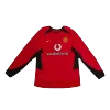Retro 2002/03 Manchester United Home Long Sleeve Soccer Jersey - Soccerdeal