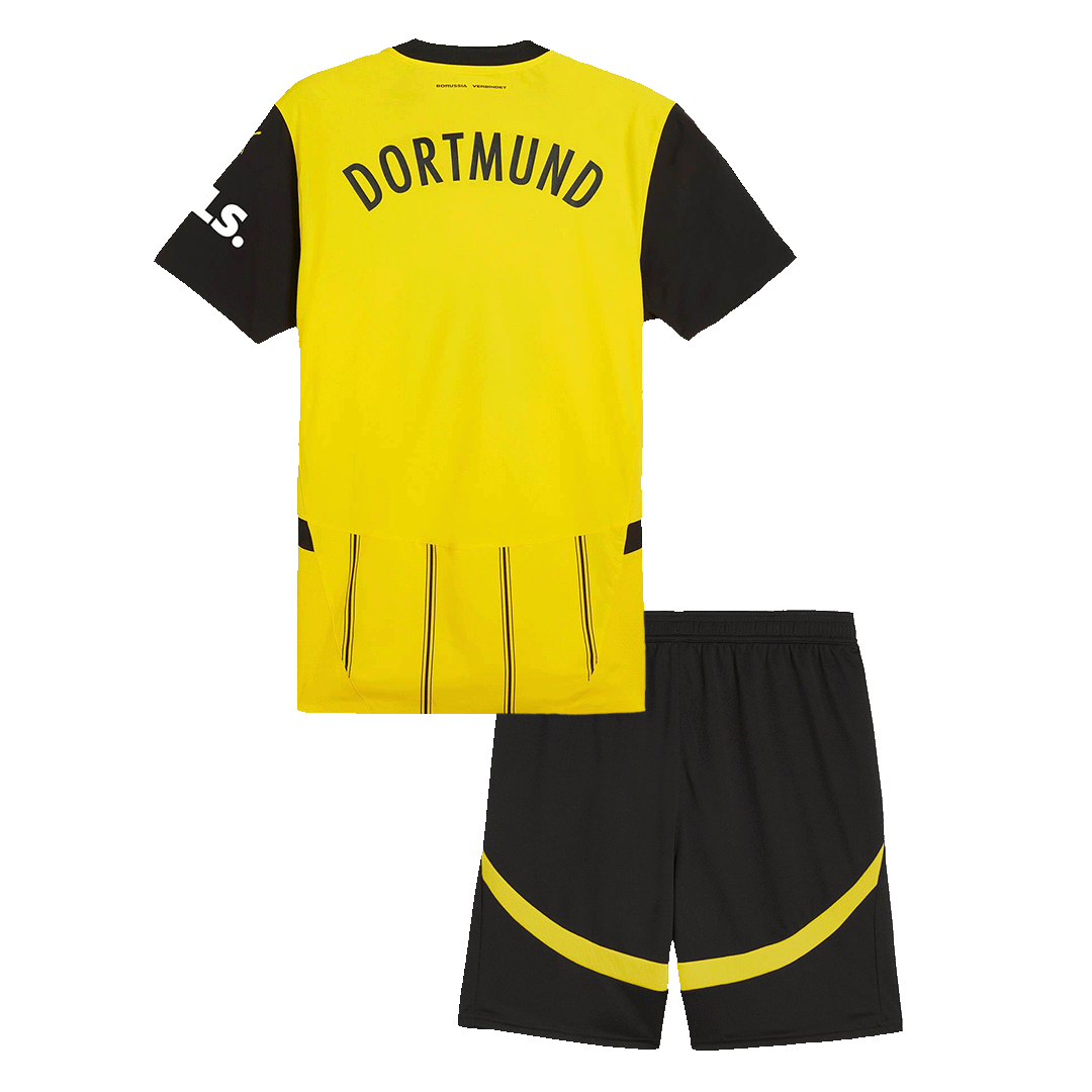 Kid's Borussia Dortmund Home Soccer Jersey Kit(Jersey+Shorts) - Soccerdeal
