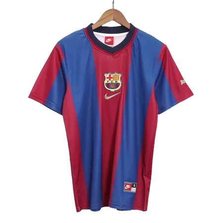 Retro 1998/99 Barcelona Home Soccer Jersey - Soccerdeal