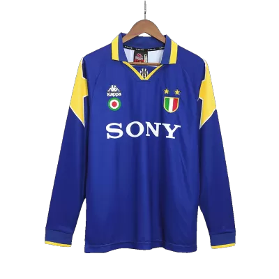 Retro 1995/96 Juventus Away Long Sleeve Soccer Jersey - Soccerdeal